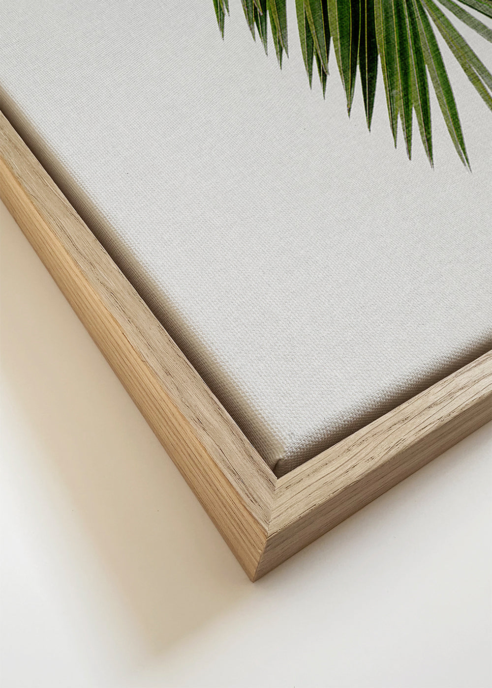 Botanische print: verticaal palmblad
