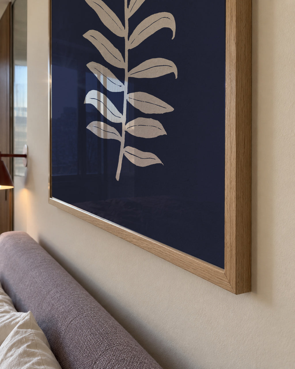 Areca Palmata Deepnight Moon - Framed poster detail