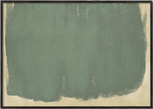 Minimalistisch groen kunstwerk