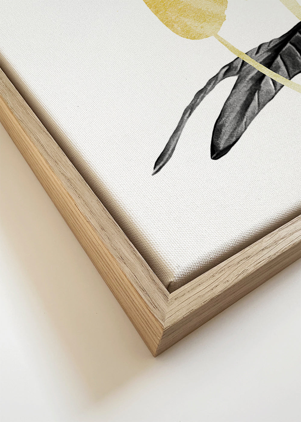 Botanische poster met gouden blad