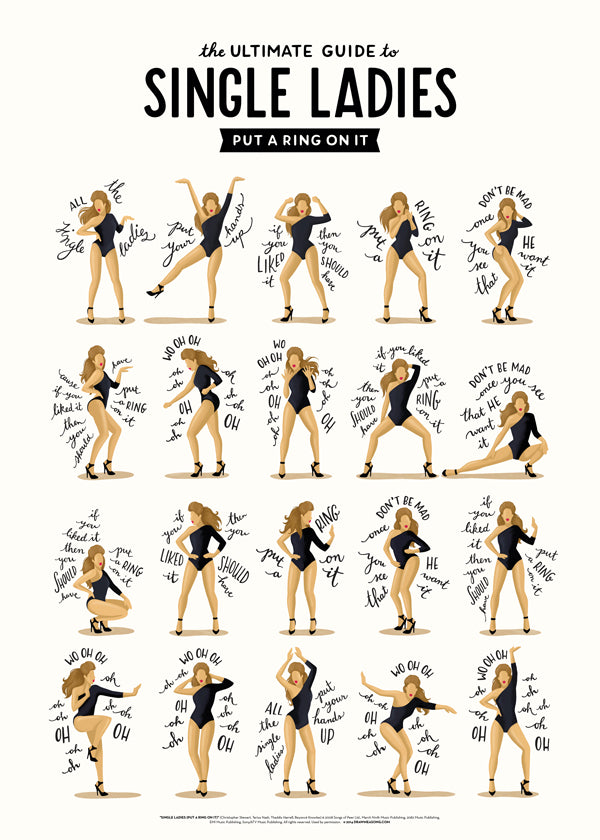 Illustratie Single Ladies reeksen