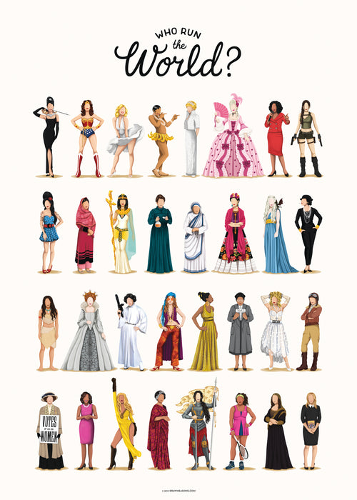 Run the World - Unframed art print