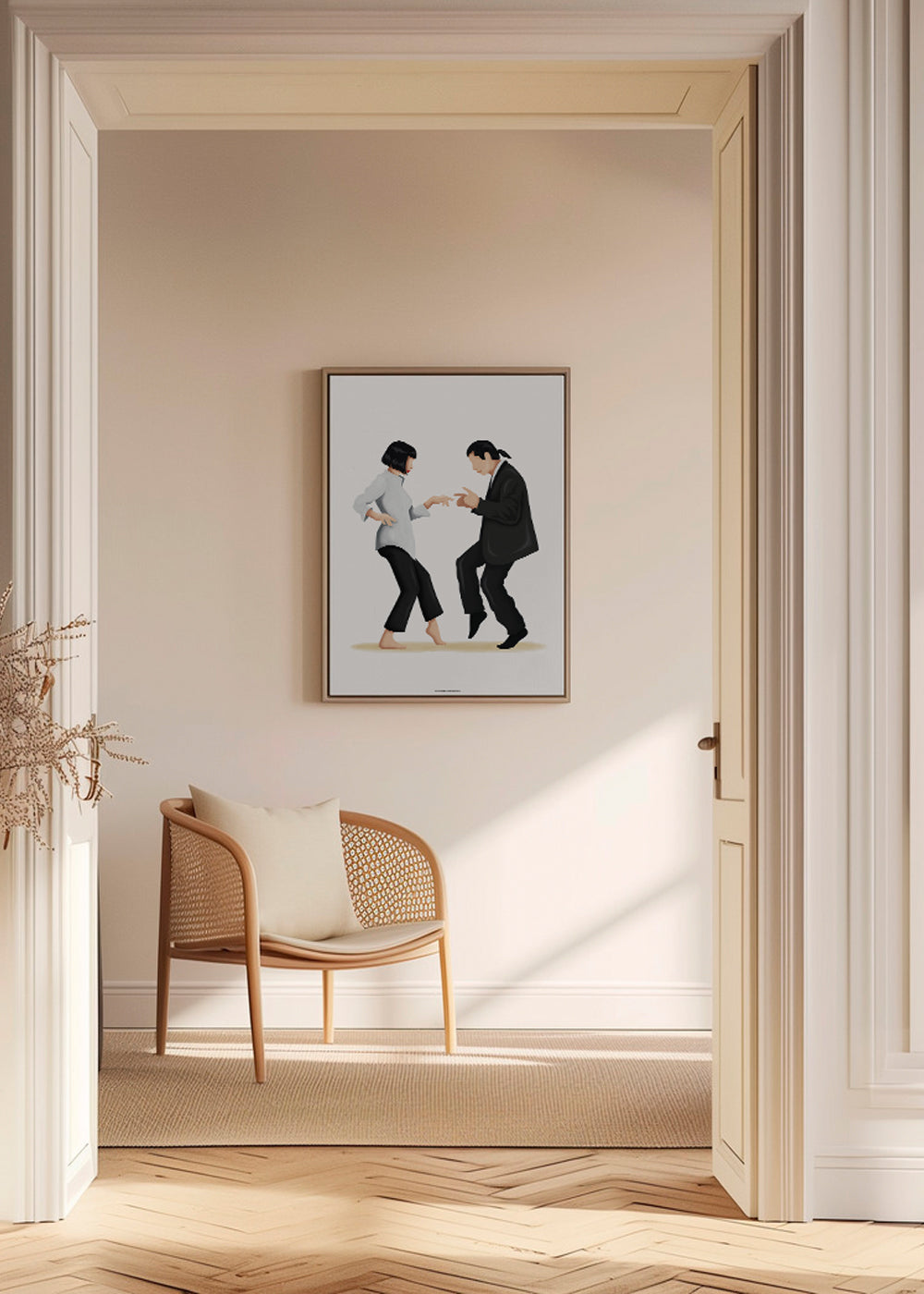 Illustratie dansend koppel
