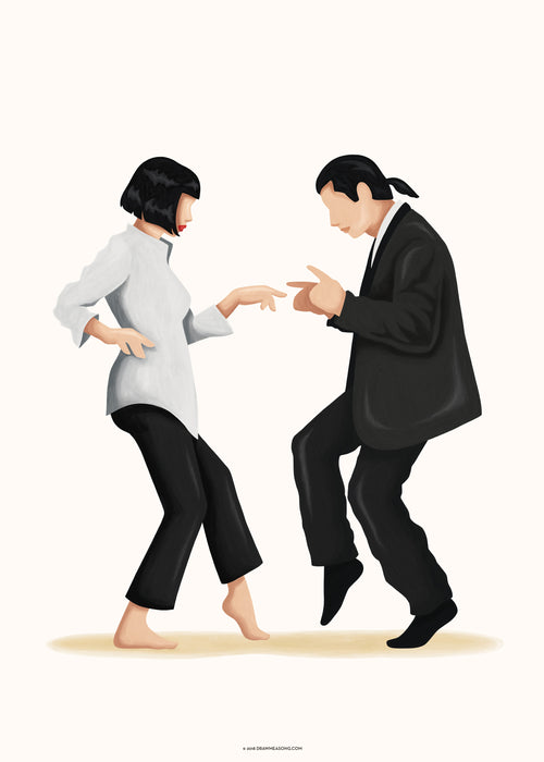 Pulp Fiction dance - Obra sin marco