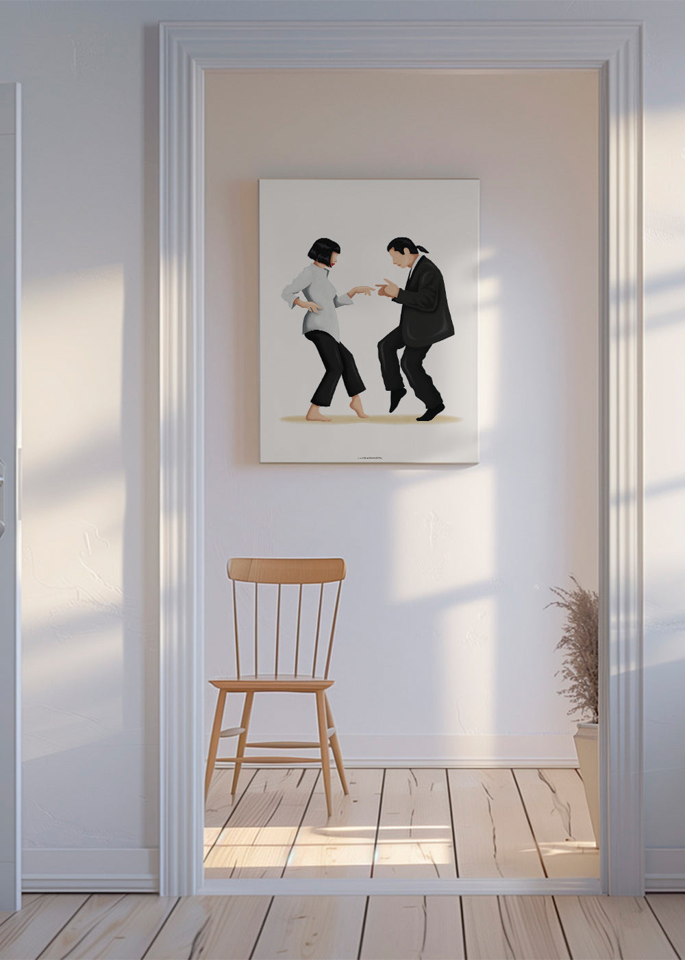 Illustratie dansend koppel
