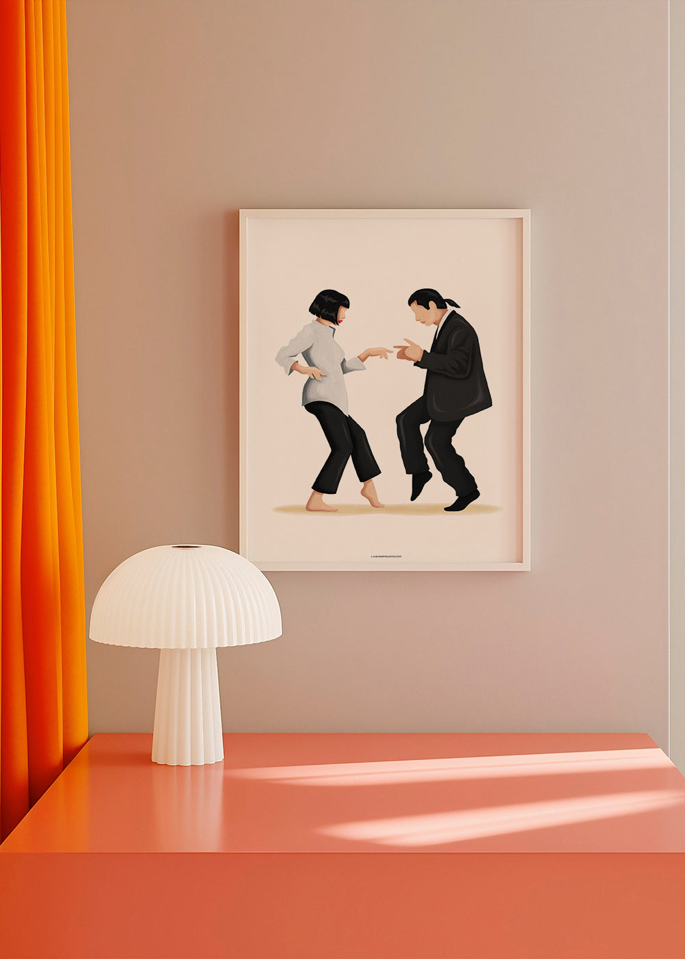 Illustratie dansend koppel