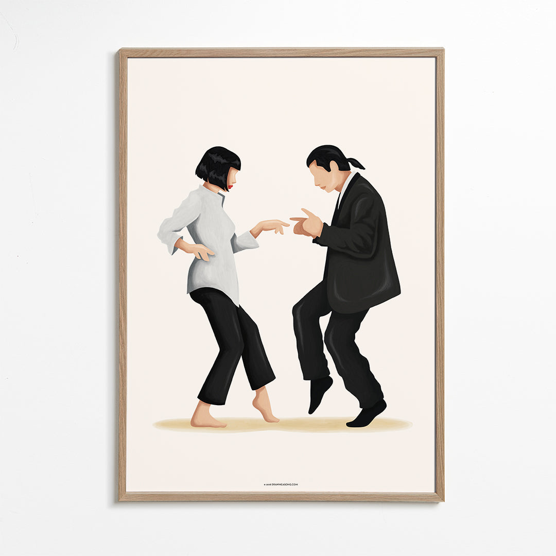 Illustratie dansend koppel