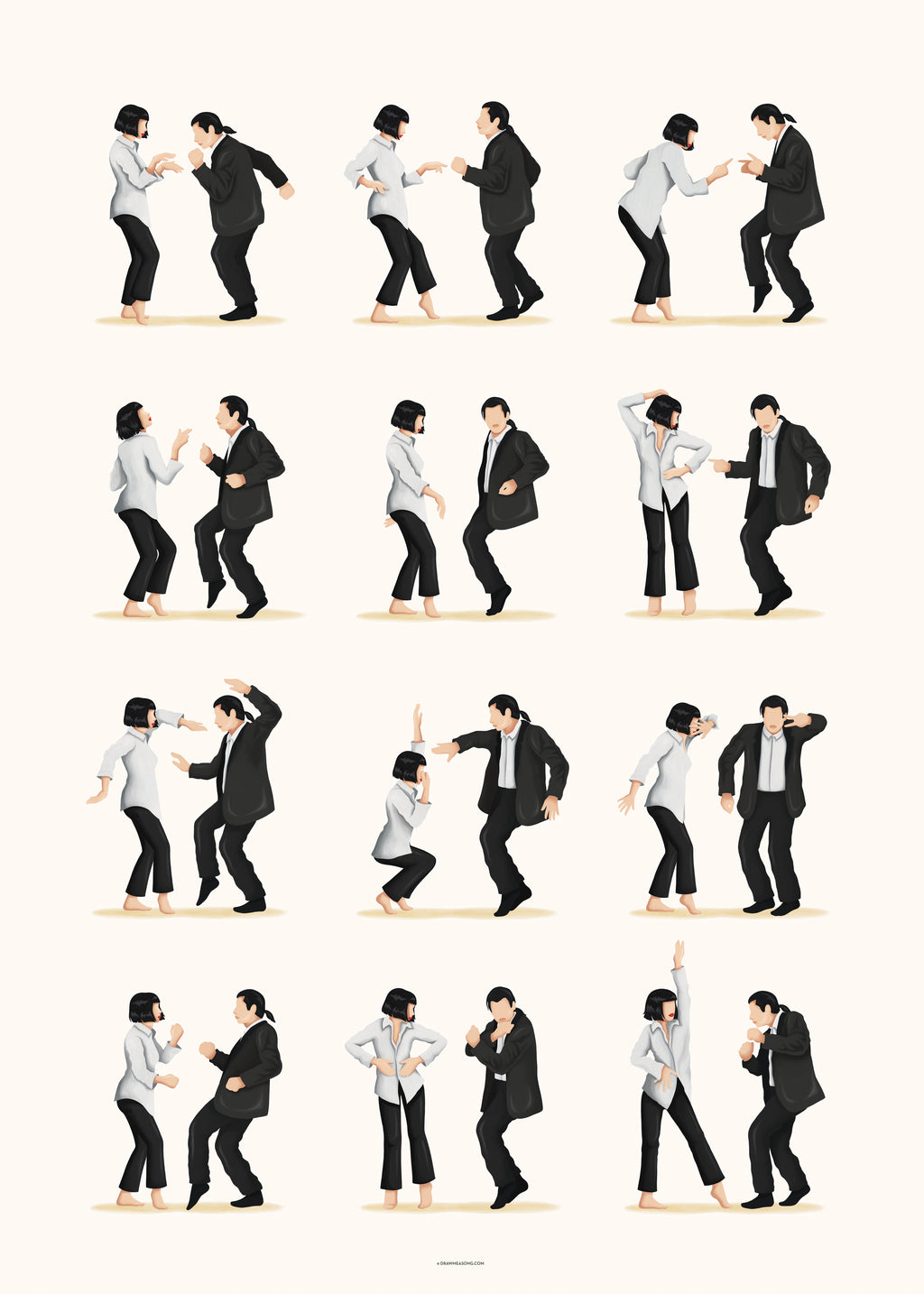 Pulp Fiction Extended - Unframed art print