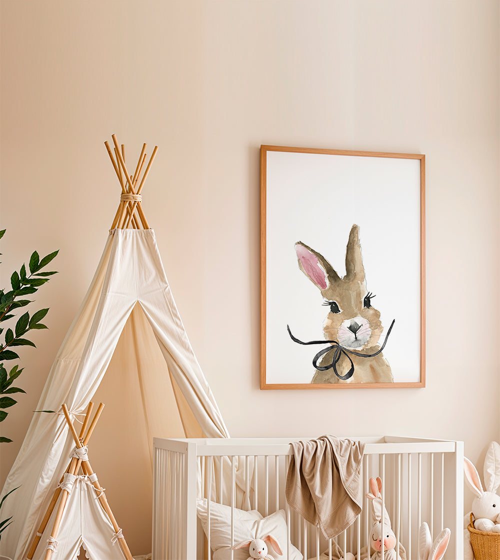 Bunny with bow