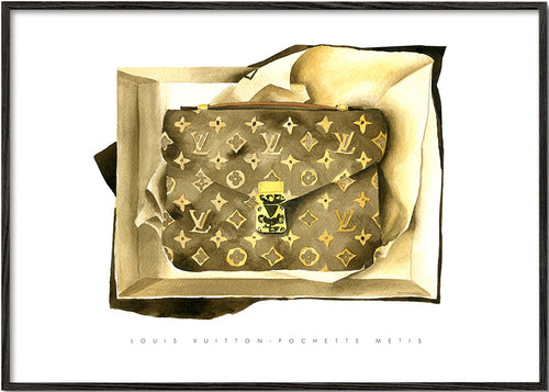 Louis Vuitton pochette illustratie