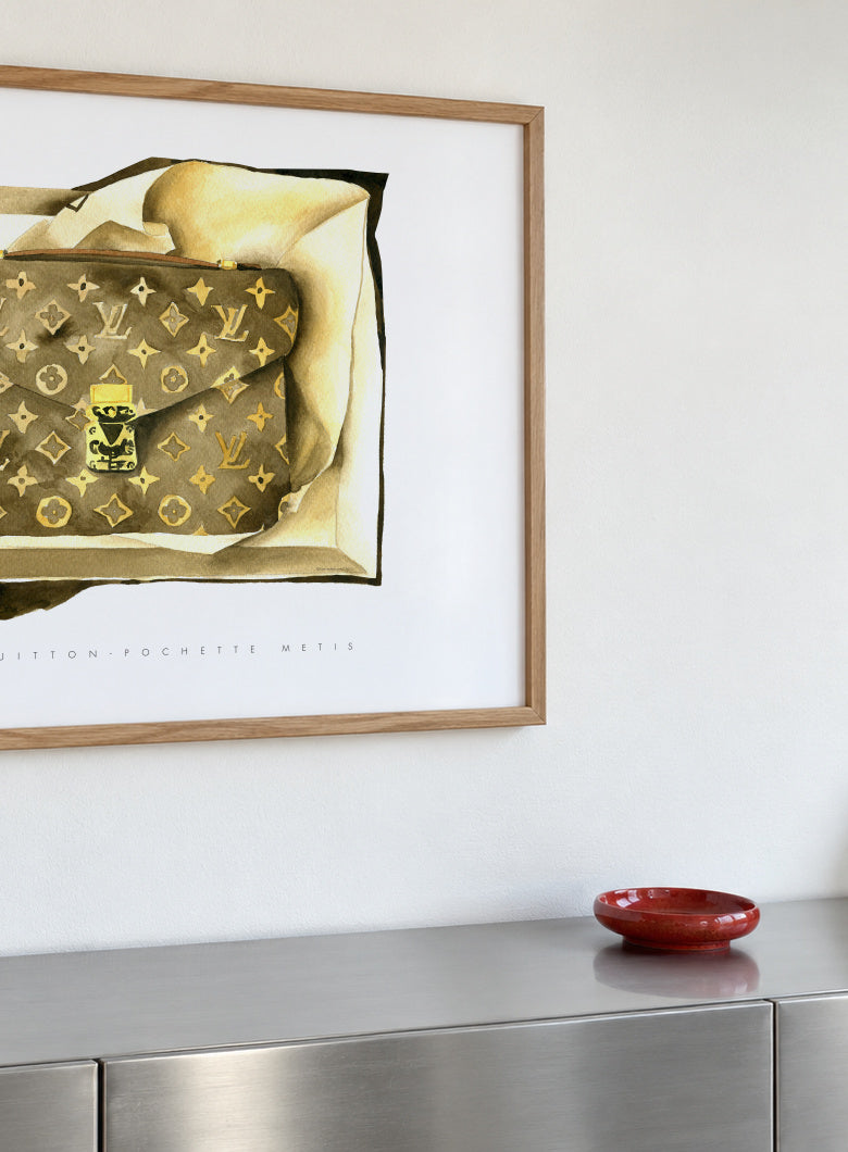 LV Pochette - Framed poster detail