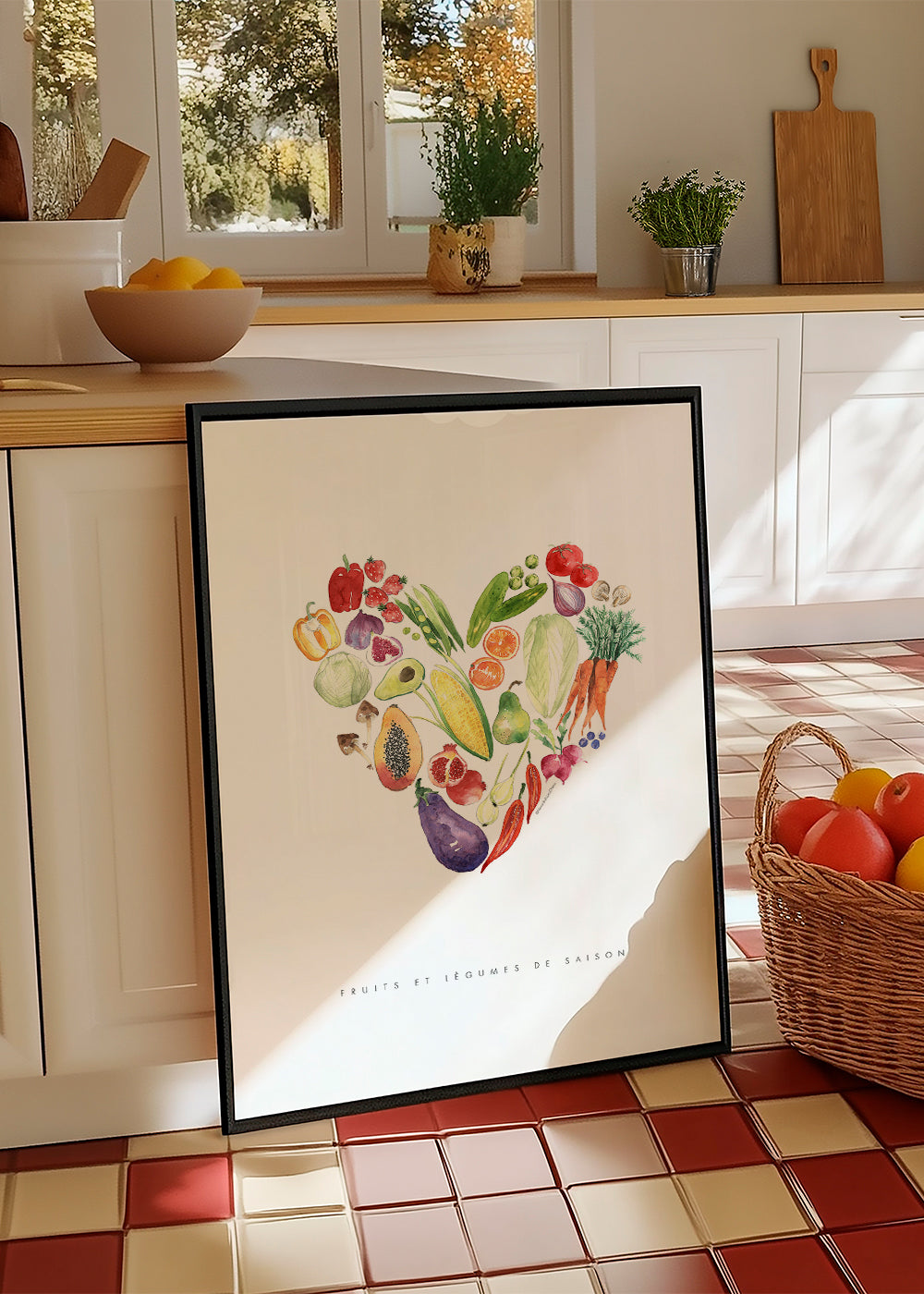 Veggie heart
