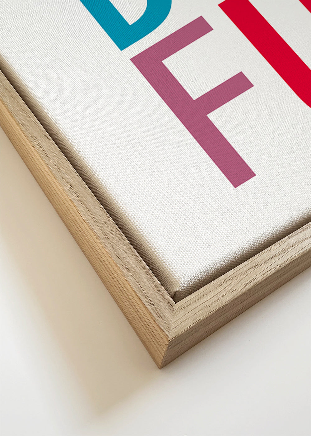 Typografische illustratie met positieve tekst