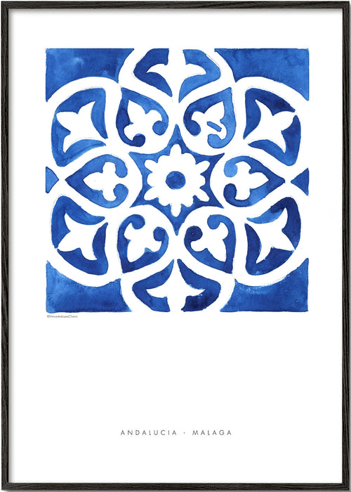 Keuken kunst: Malaga-tegel