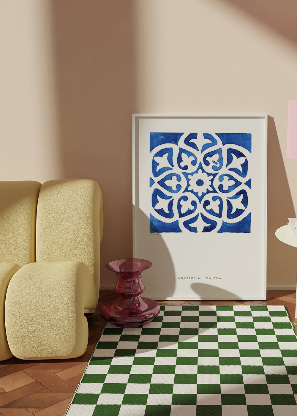 Tile Malaga blue