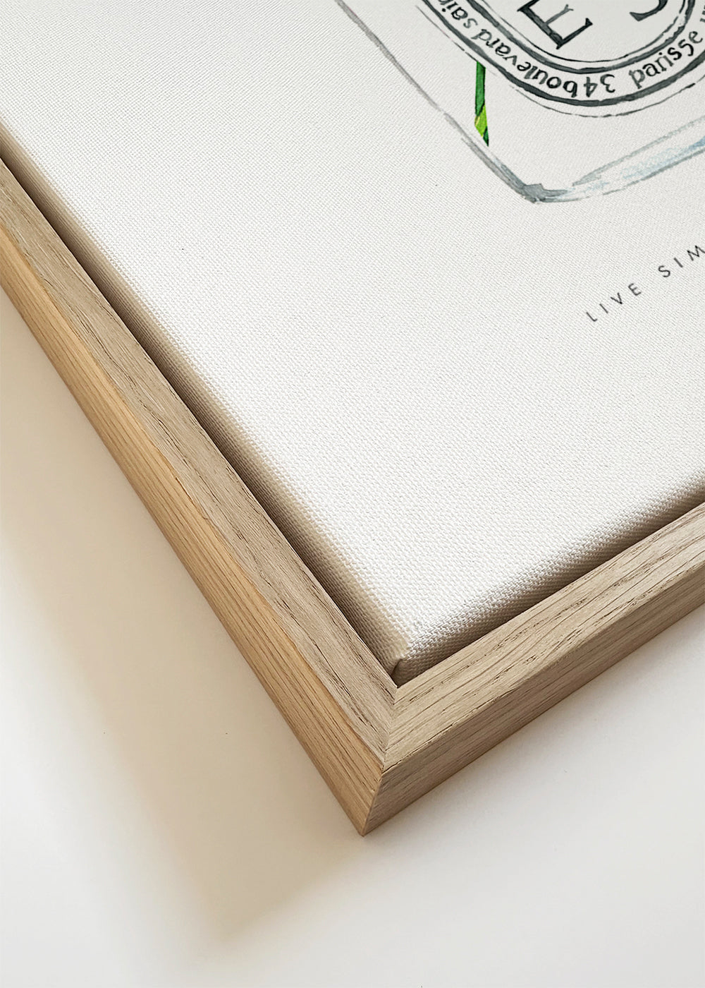 Botanische poster: aquarel boeket in glas