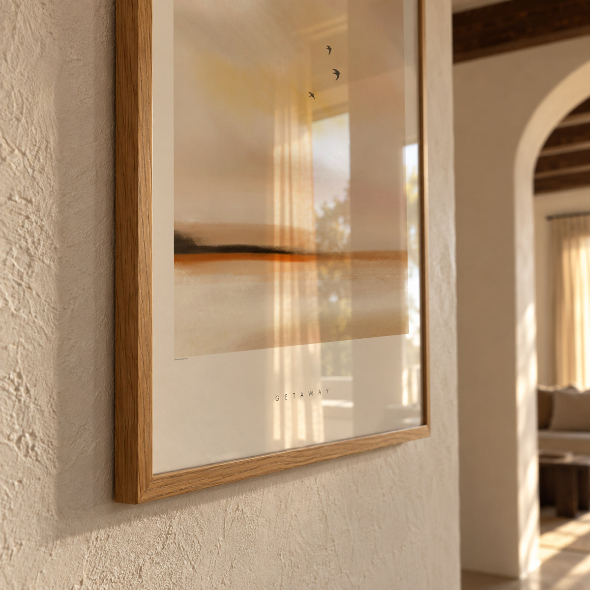 Getaway - Framed poster detail