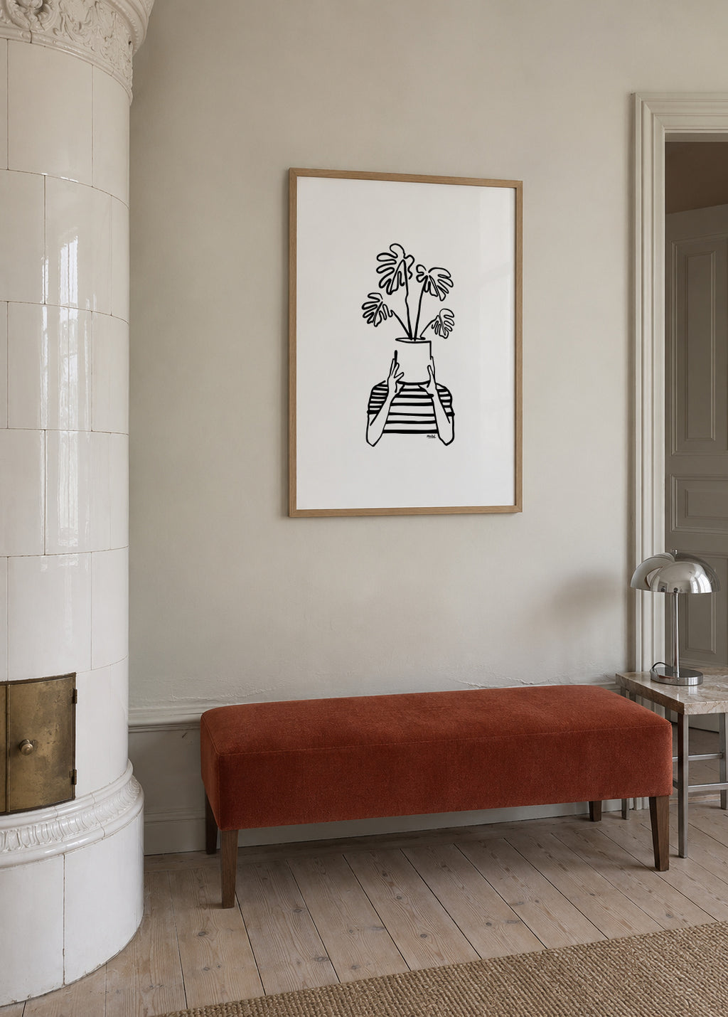 Mood plants - Framed poster in an interior
