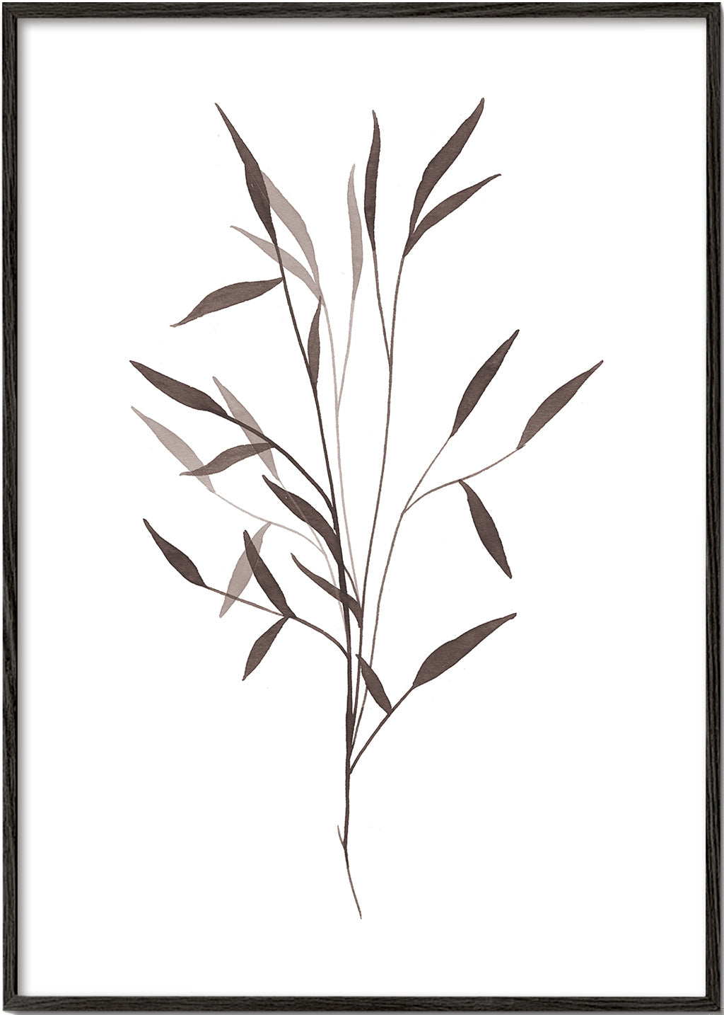 Botanische print slanke tak