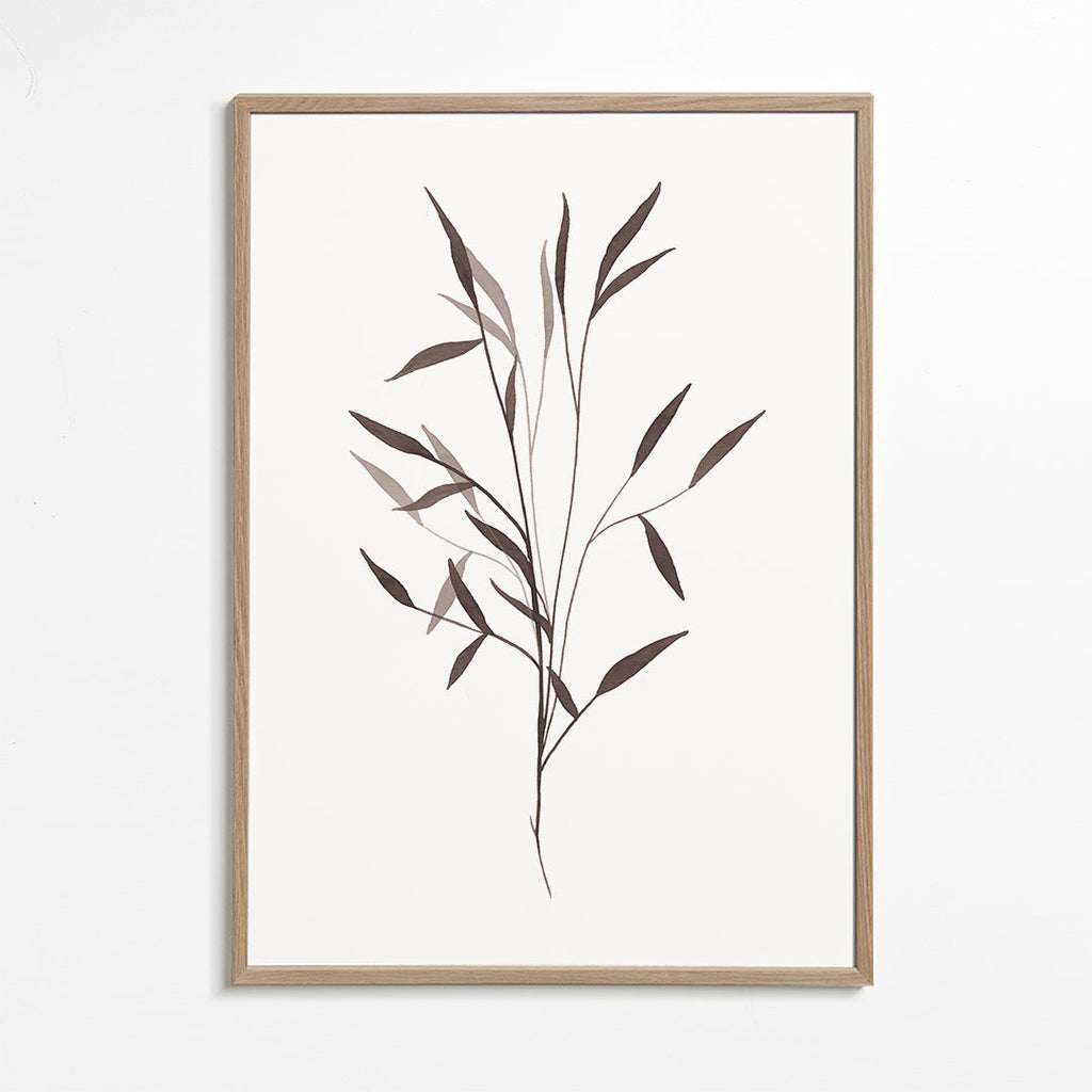 Botanische print slanke tak