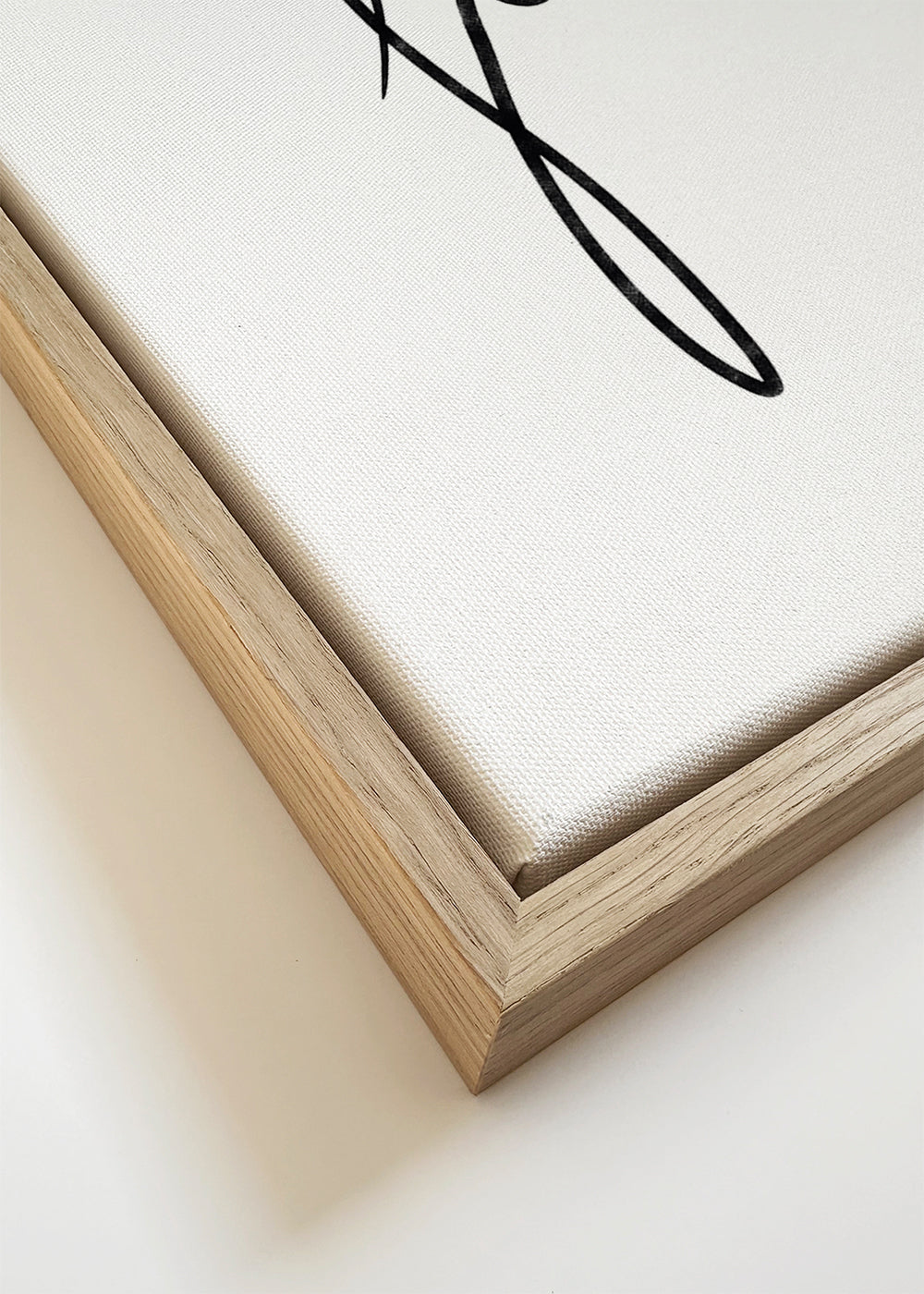 Zwart-wit kunst met typografische quote "Home is a feeling"