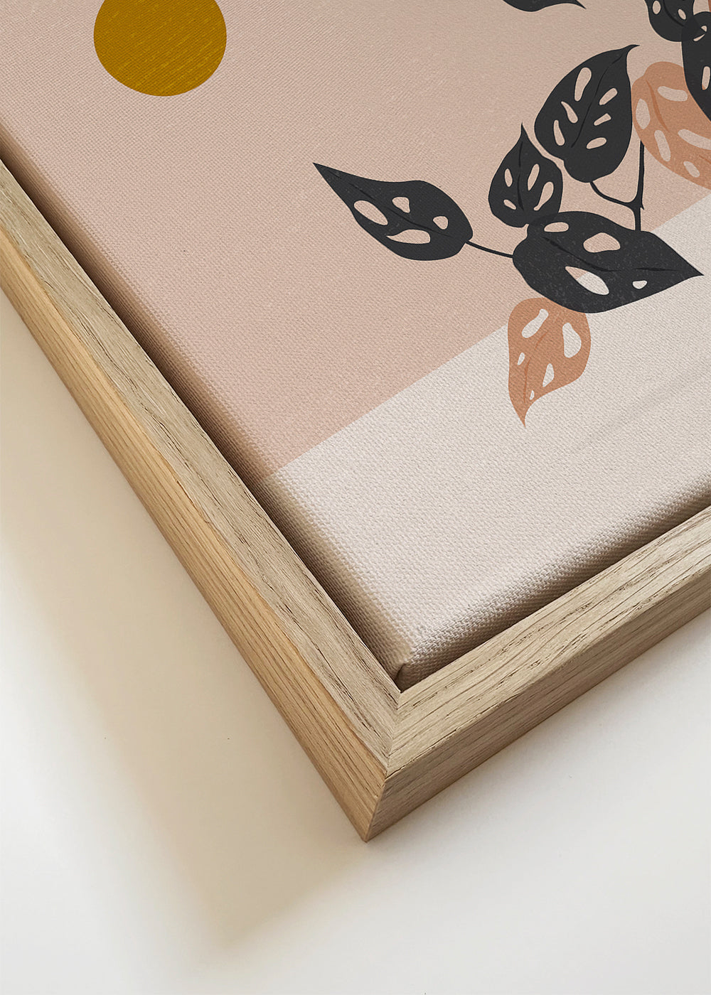 Botanische poster met potplant