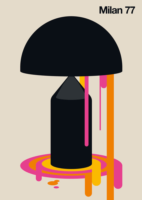 Illustratie Milan 77 Geometrisch