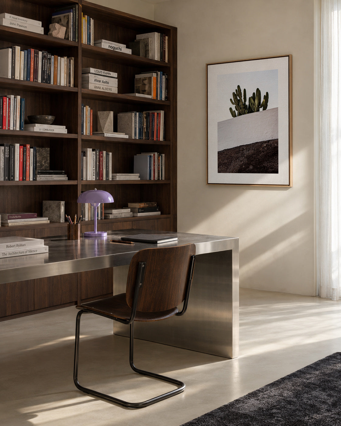 Lanzarote II - Framed canvas in an interior