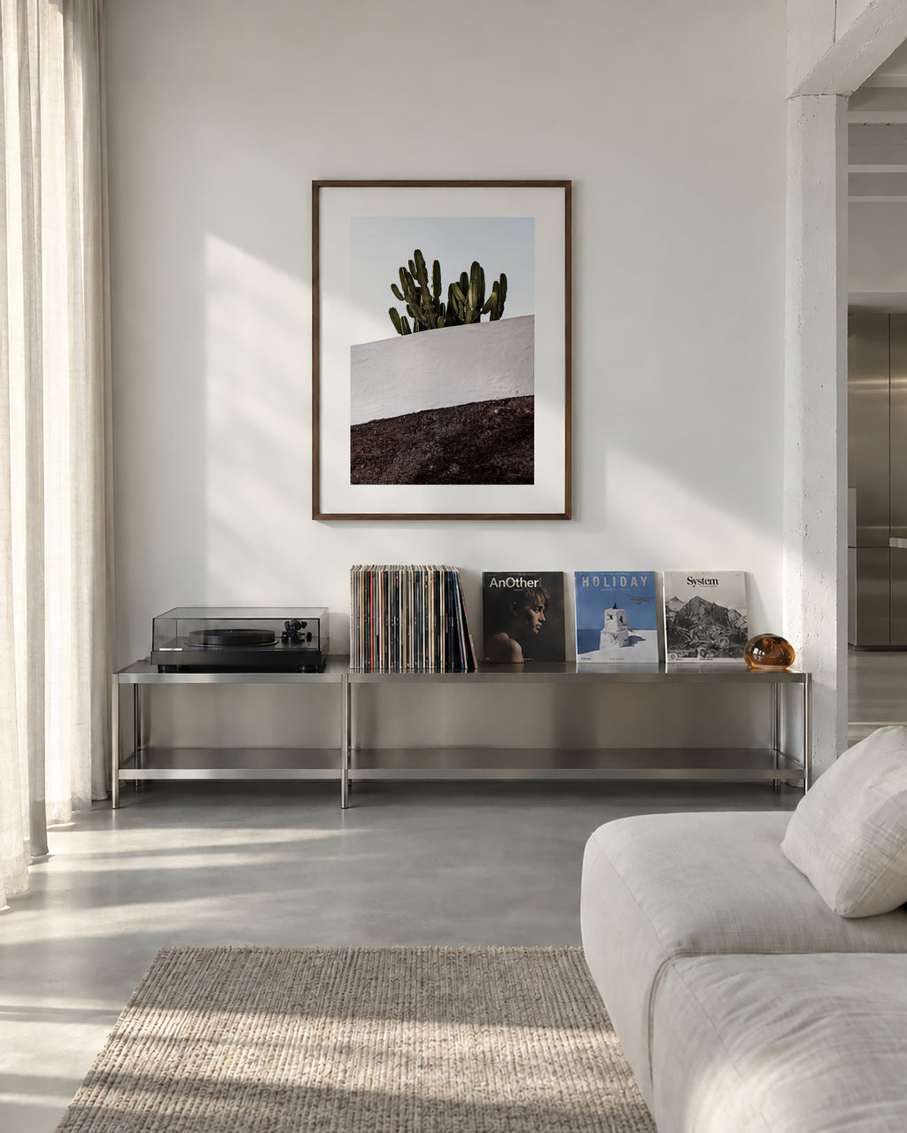 Lanzarote II - Framed poster in an interior