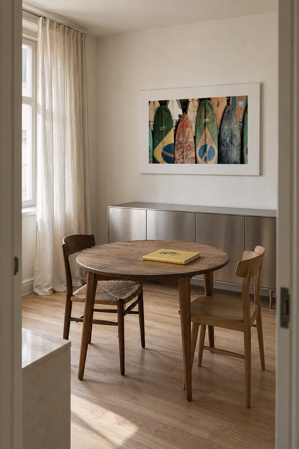 Brasil X - Unframed canvas in an interior