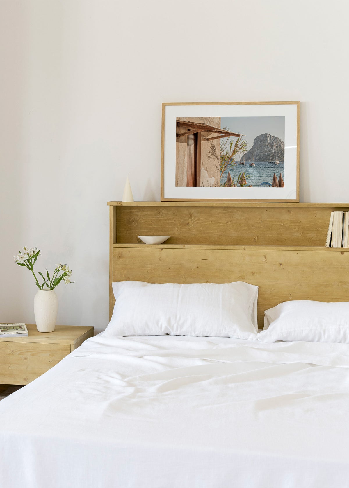 Ibiza XVIII - Framed poster in an interior
