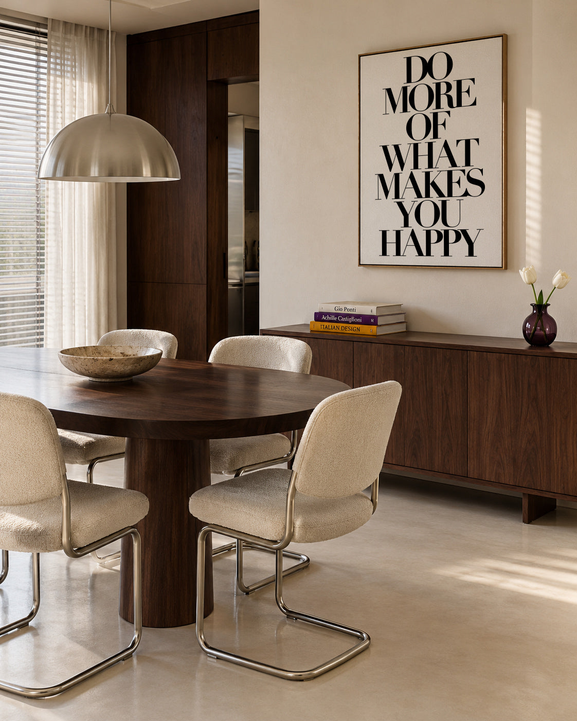 Do More - Framed canvas in an interior