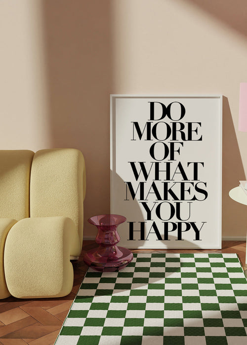 Zwart-wit typografie kunst motiverend