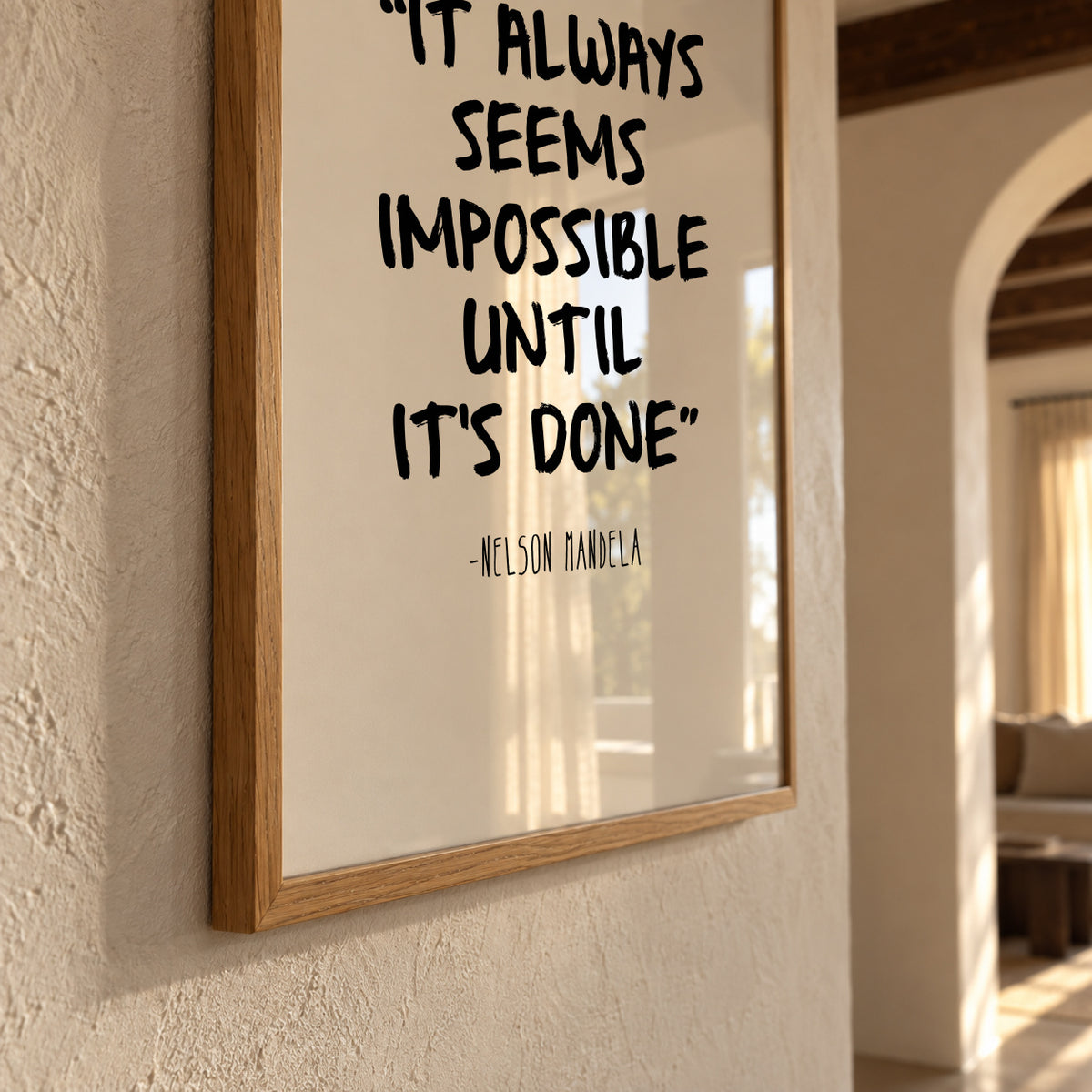 Mandela - Framed poster detail
