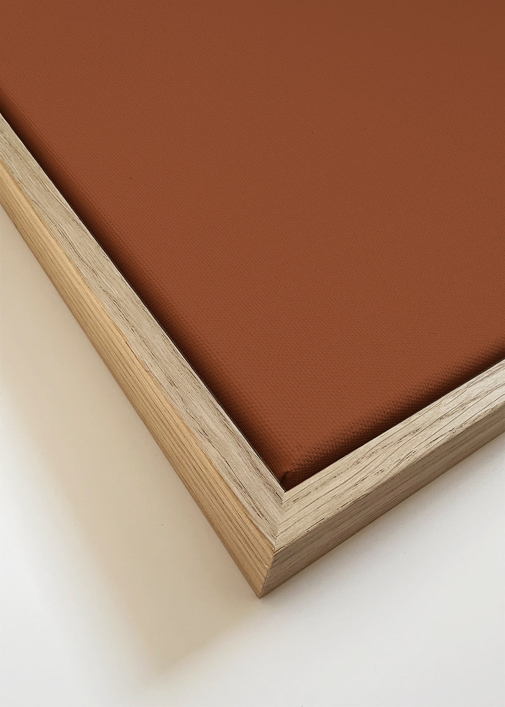 Abstract kunstwerk met organische terracotta vormen