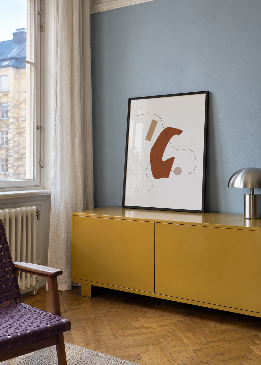 Lagom - Framed poster in an interior