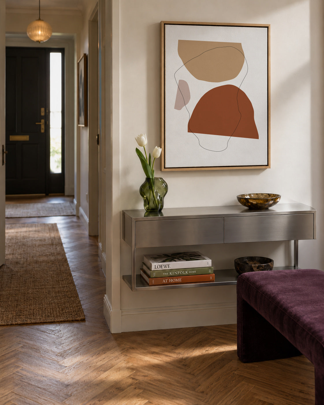 Rendez Vous - Framed canvas in an interior