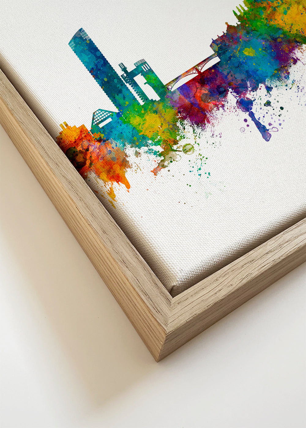 Reisposter: Sevilla skyline in aquarel