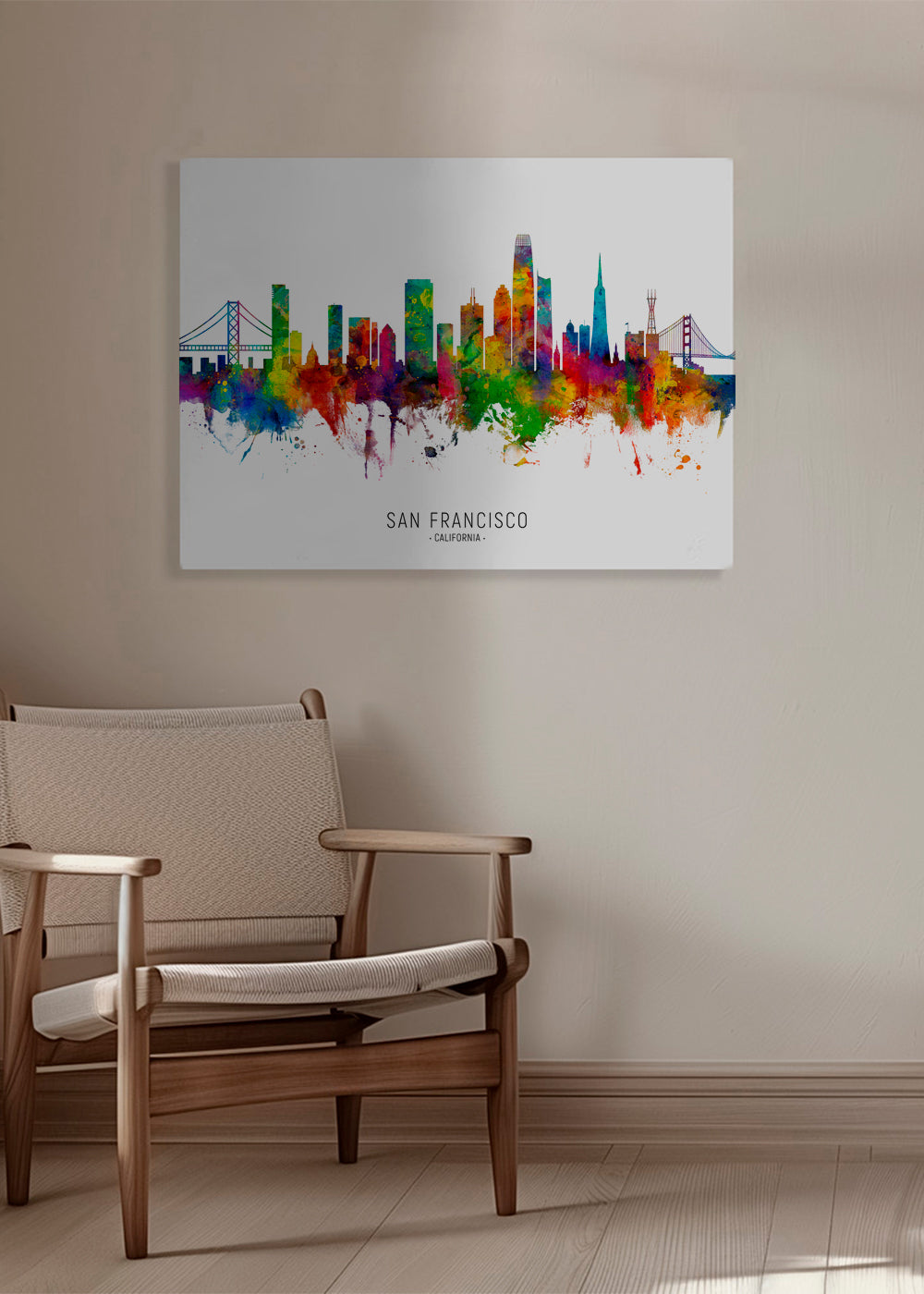 San Francisco Skyline multicolor