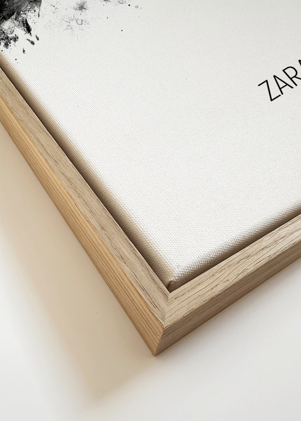 Reisposter Zaragoza skyline zwart-wit