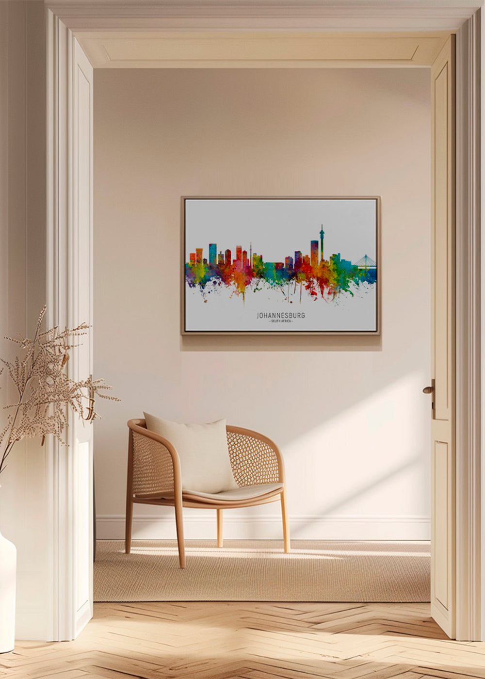 Johannesburg Skyline multicolor