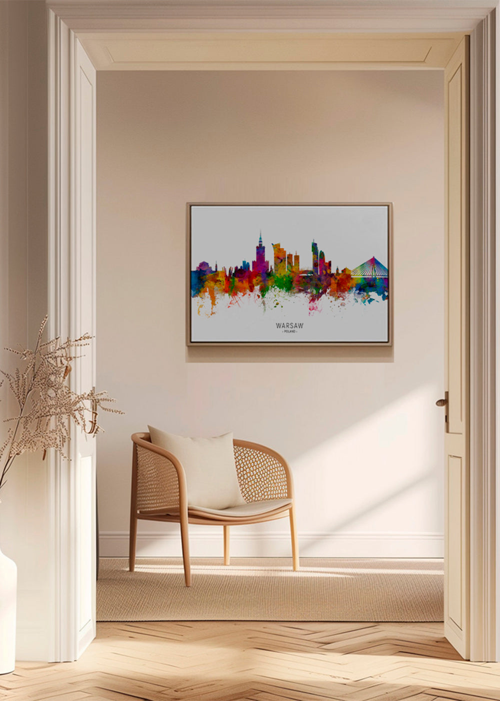 Warsaw Skyline multicolour