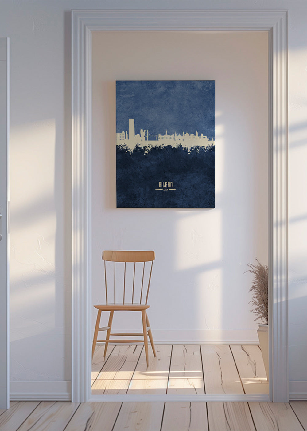 Bilbao Skyline blue