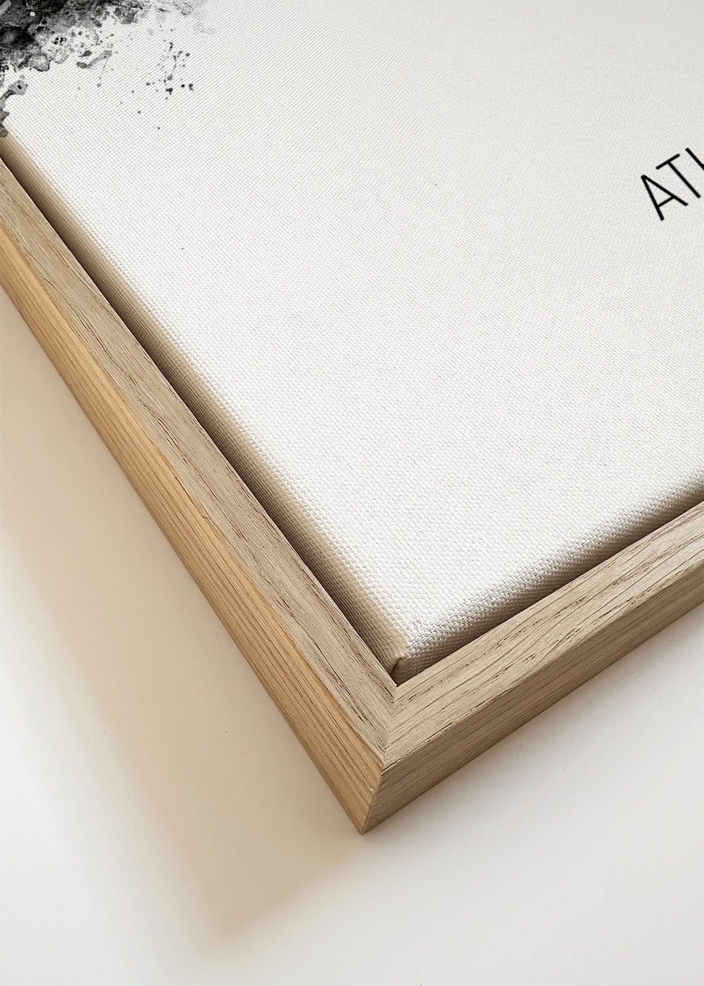 Keuken kunst: Athene skyline in inkt