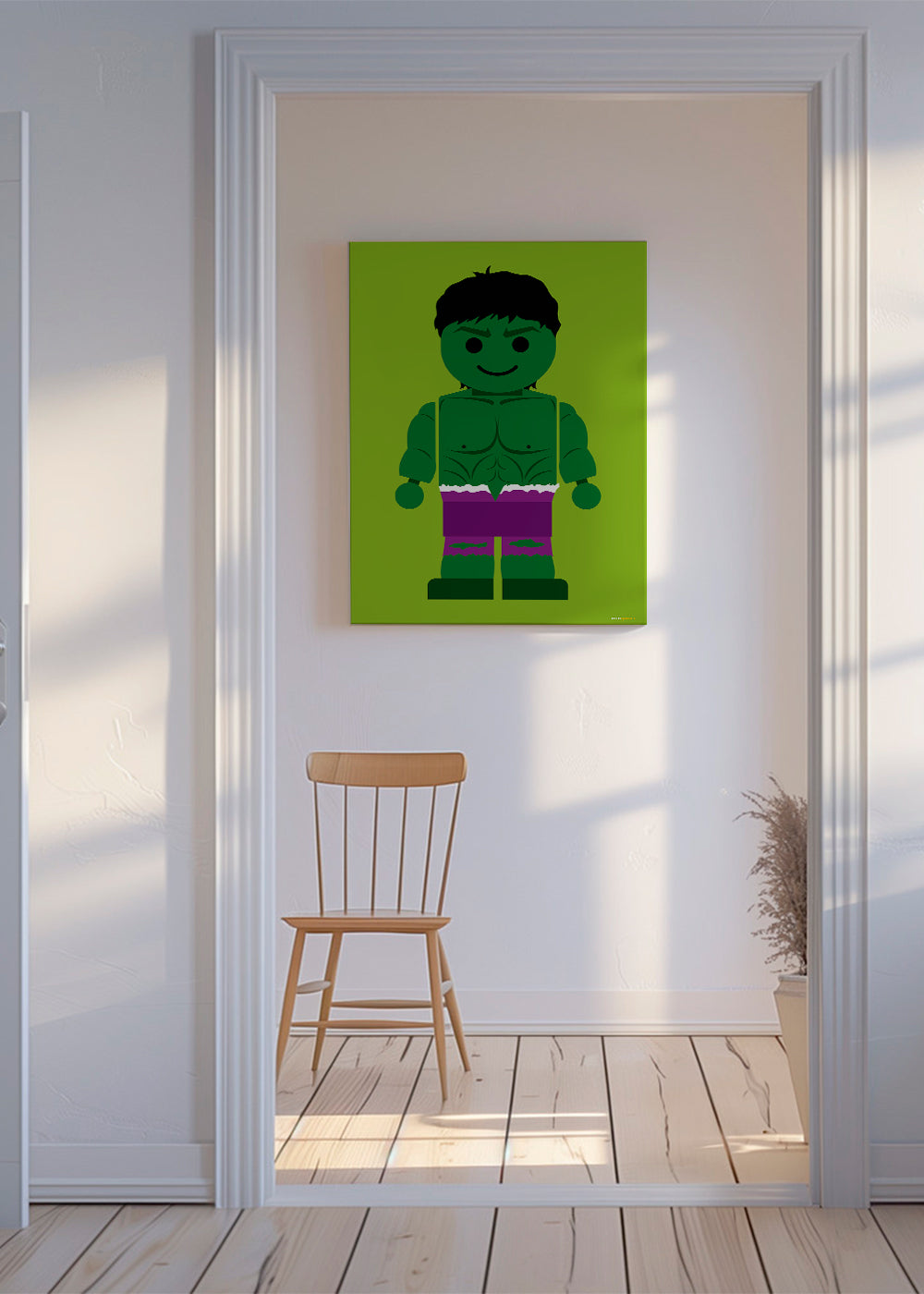 Kinderposter Hulk speelgoed