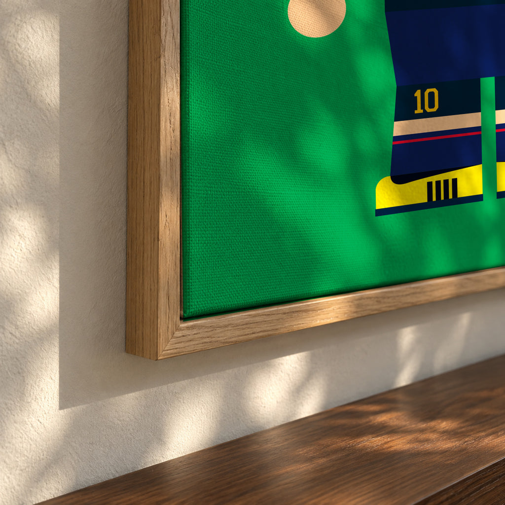 Toy Messi - Framed canvas detail