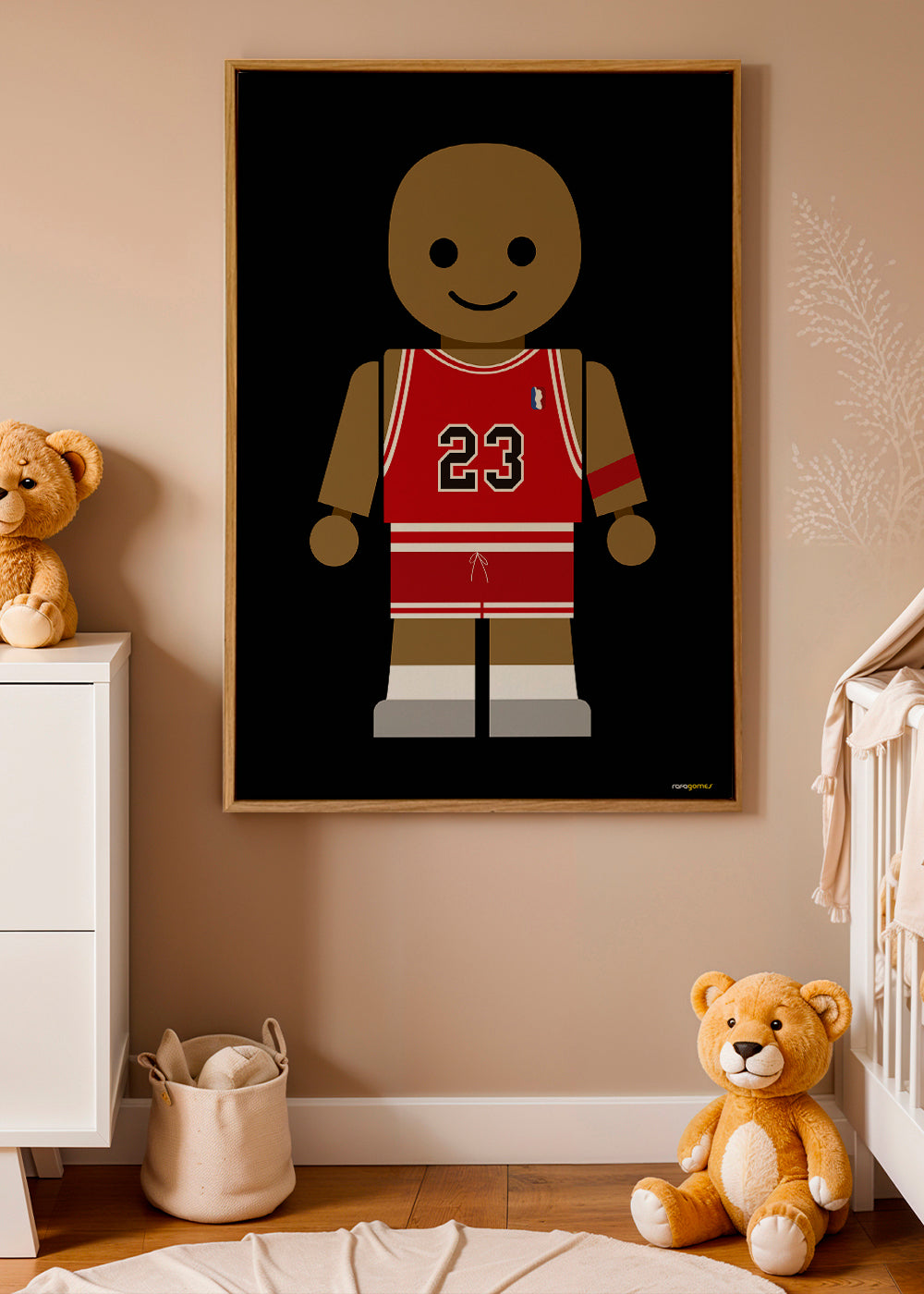 Sportkunst speelgoed basketbal 23