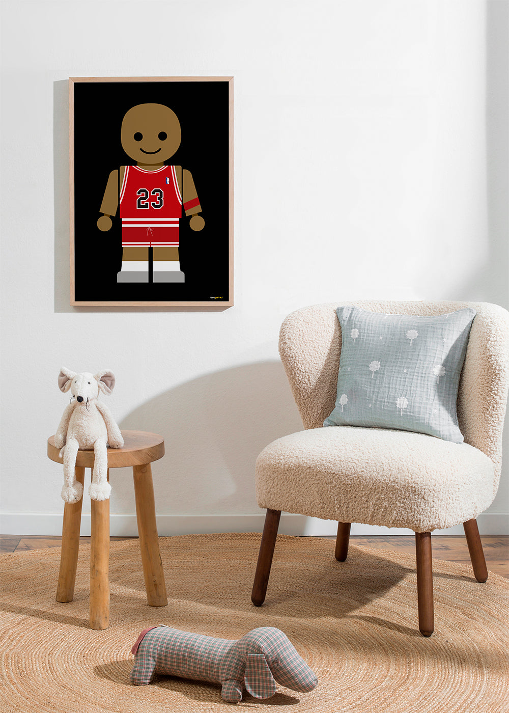 Sportkunst speelgoed basketbal 23