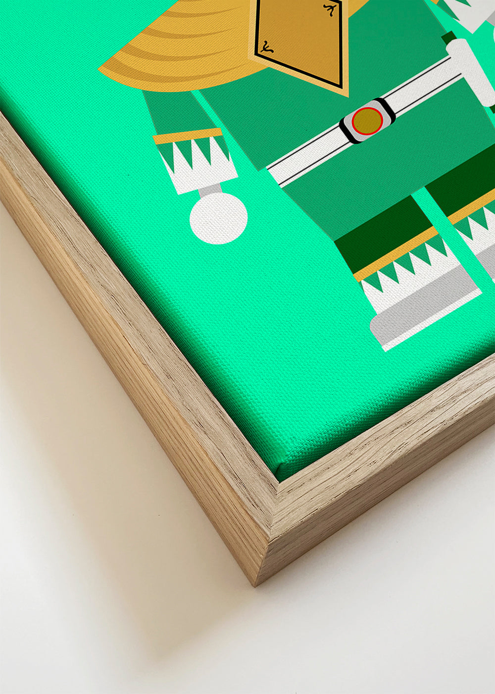Kinderposter Groene Power Ranger speelgoed