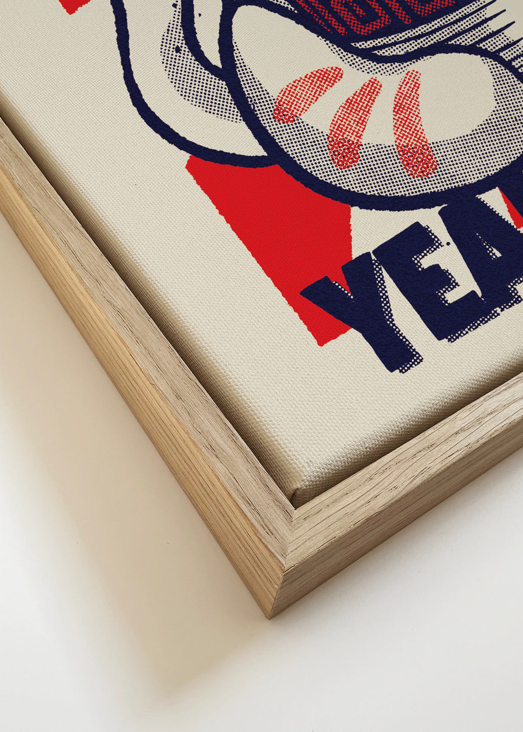 It's Ramen Time - Framed canvas detail